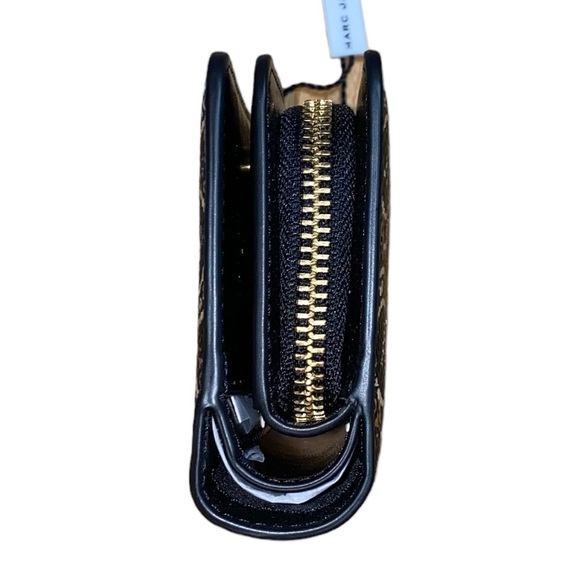 Marc Jacobs Black Multi Logo Compact Wallet - Picture 4 of 10